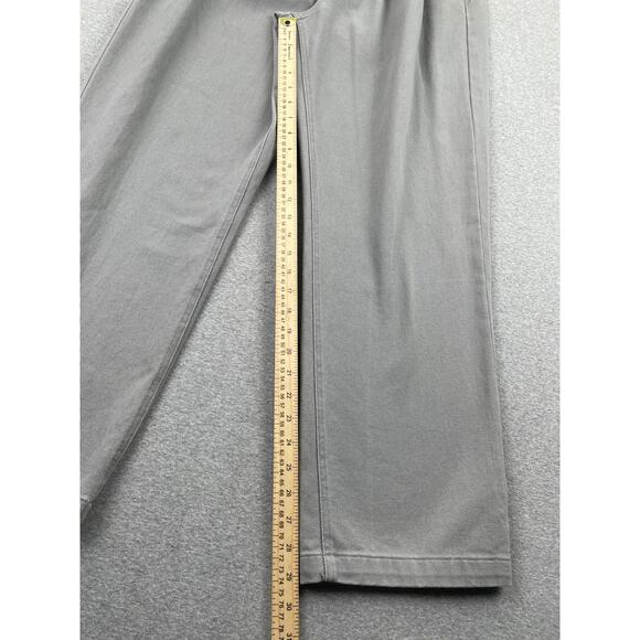 TOPSHOP Jeans Womens 10 Gray Relaxed Loose High Rise Pleated Minimalist Grunge - Picture 7 of 14